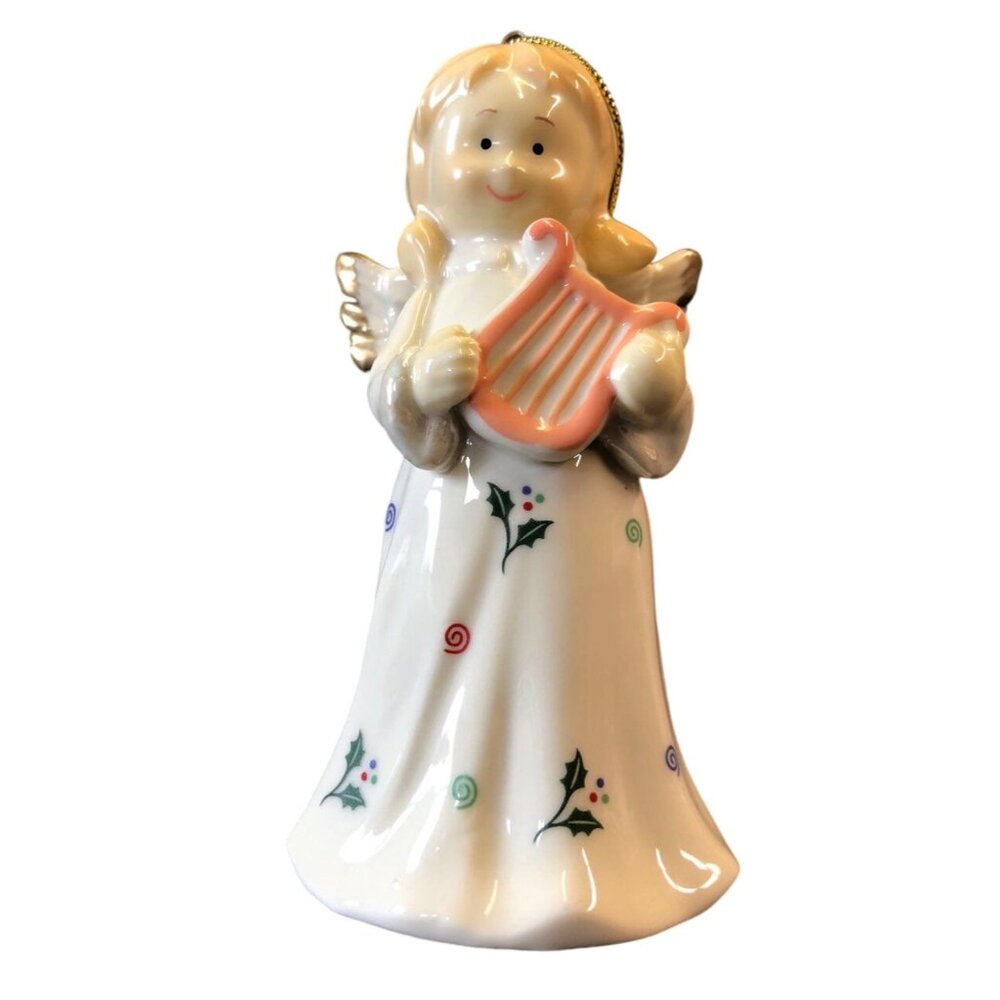 Formalities Porcelain Angel Musical Ornament Christmas Baum Bros Works Boxed